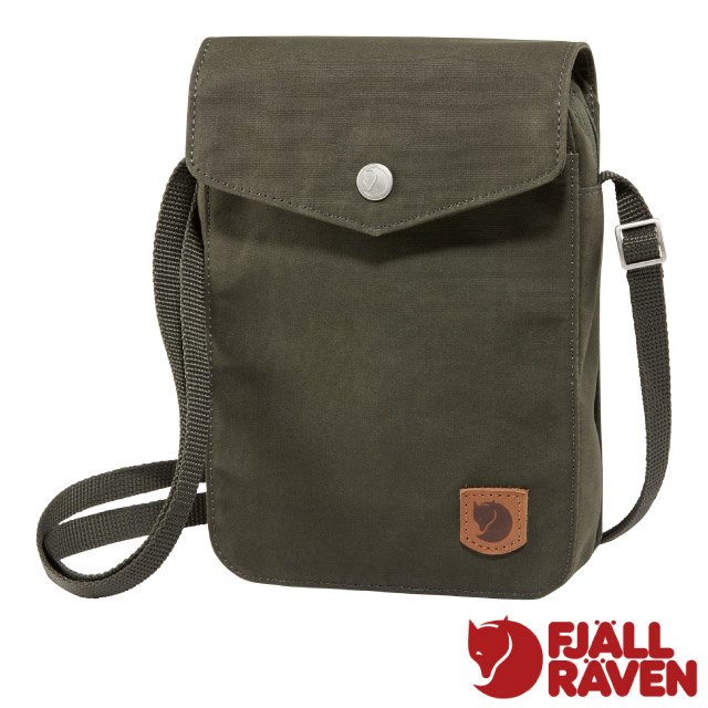 【Fjallraven 小狐狸】Greenland Pocket 旅行隨身袋.側背包.斜背包/23156-662 深森綠✿30E010